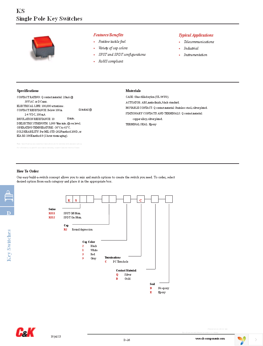 KS11R22CBD Page 1