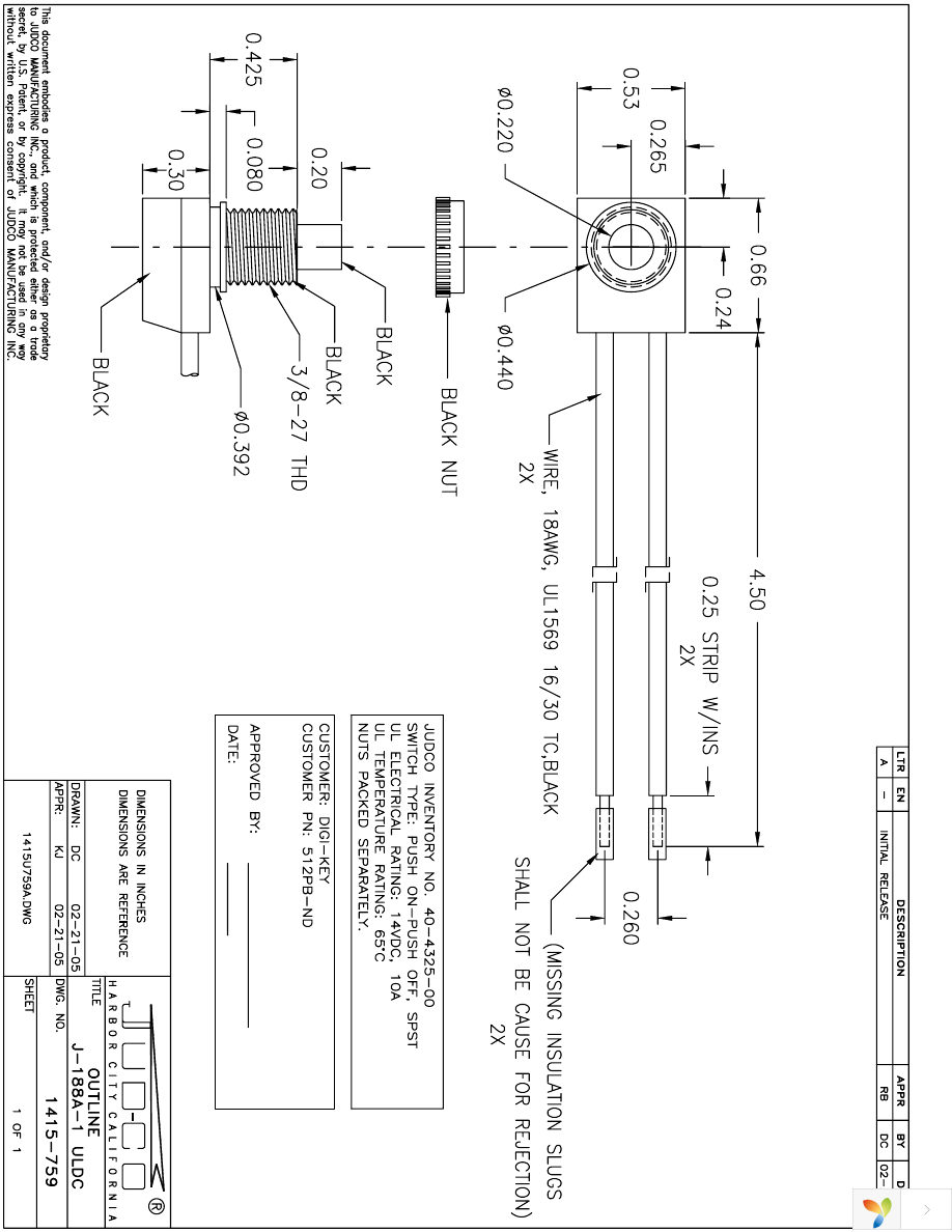 40-4325-00 Page 1