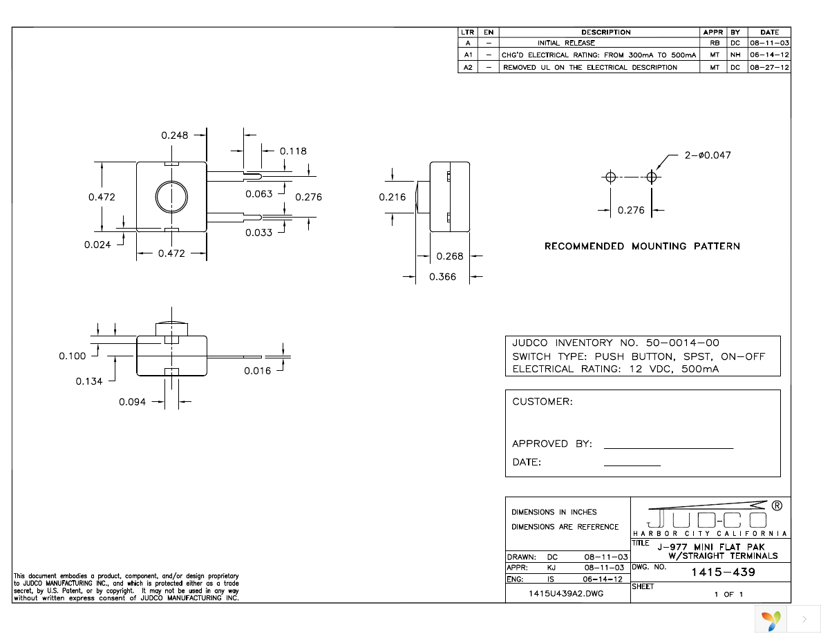 50-0014-00 Page 1