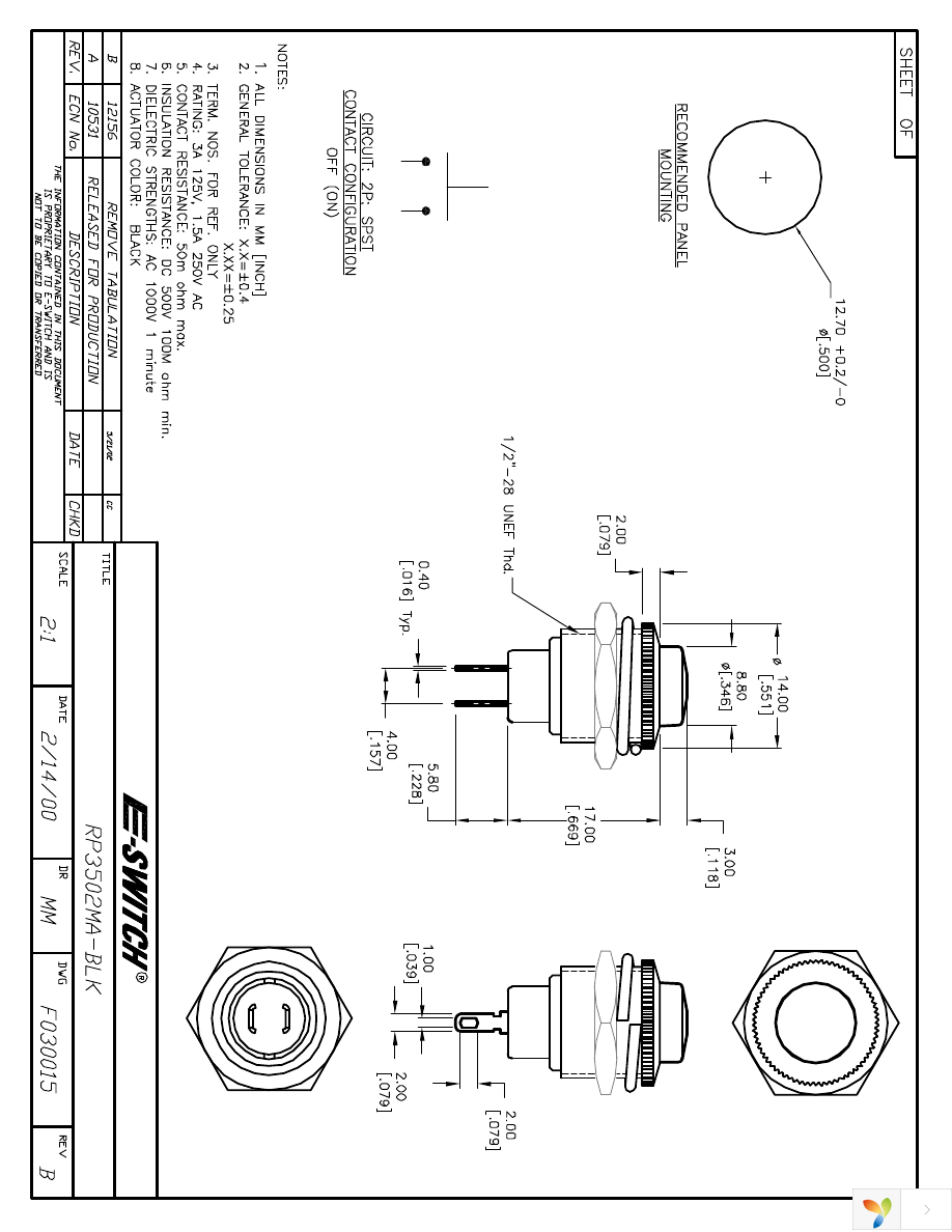 RP3502MABLK Page 1