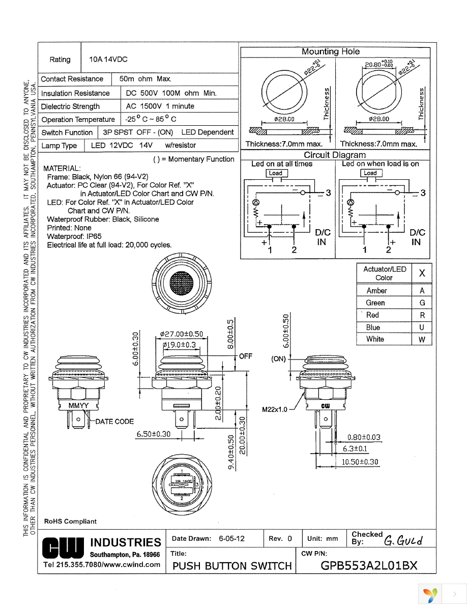 GPB553A2L01BG Page 1