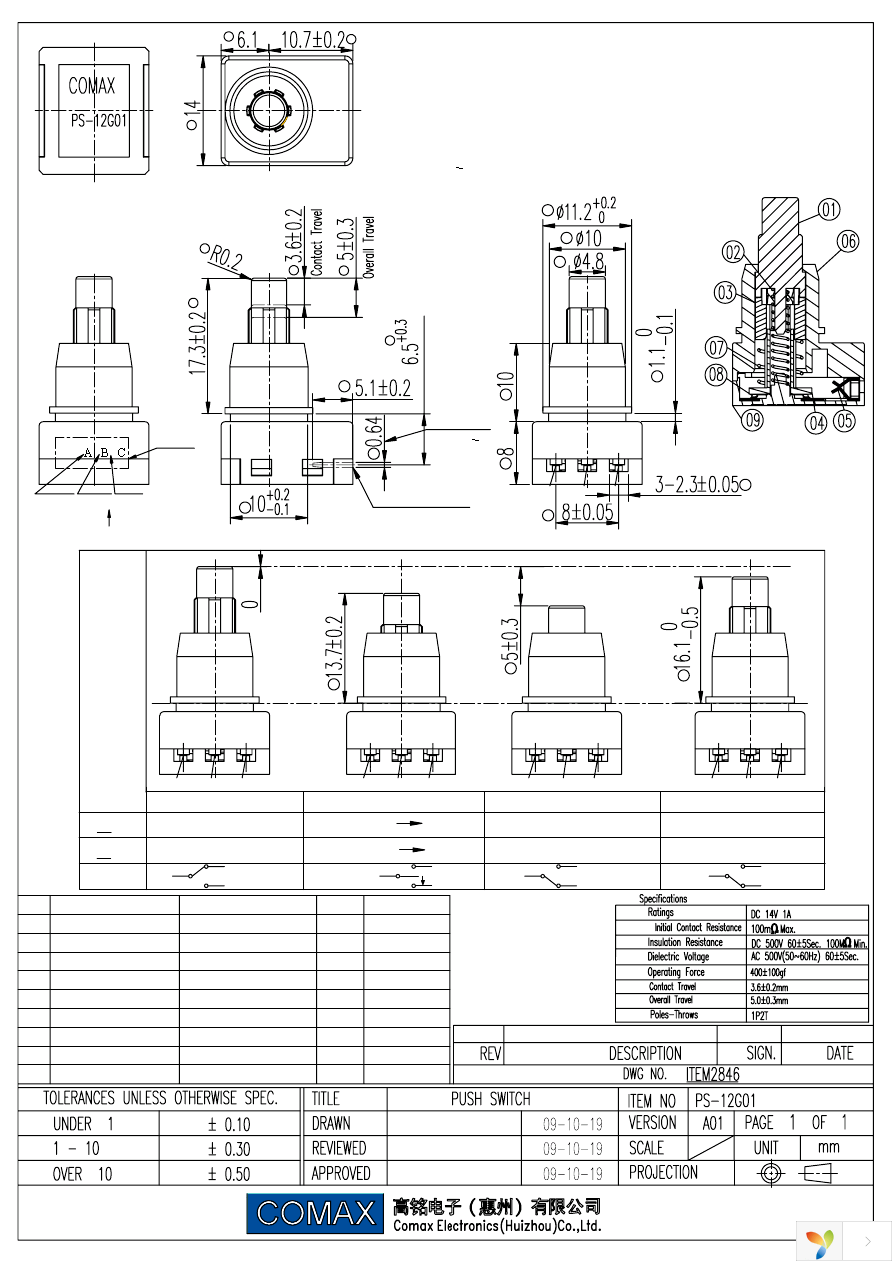 PS-12G01 Page 1