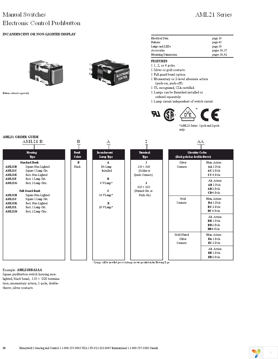 AML21EBA2AB Page 1