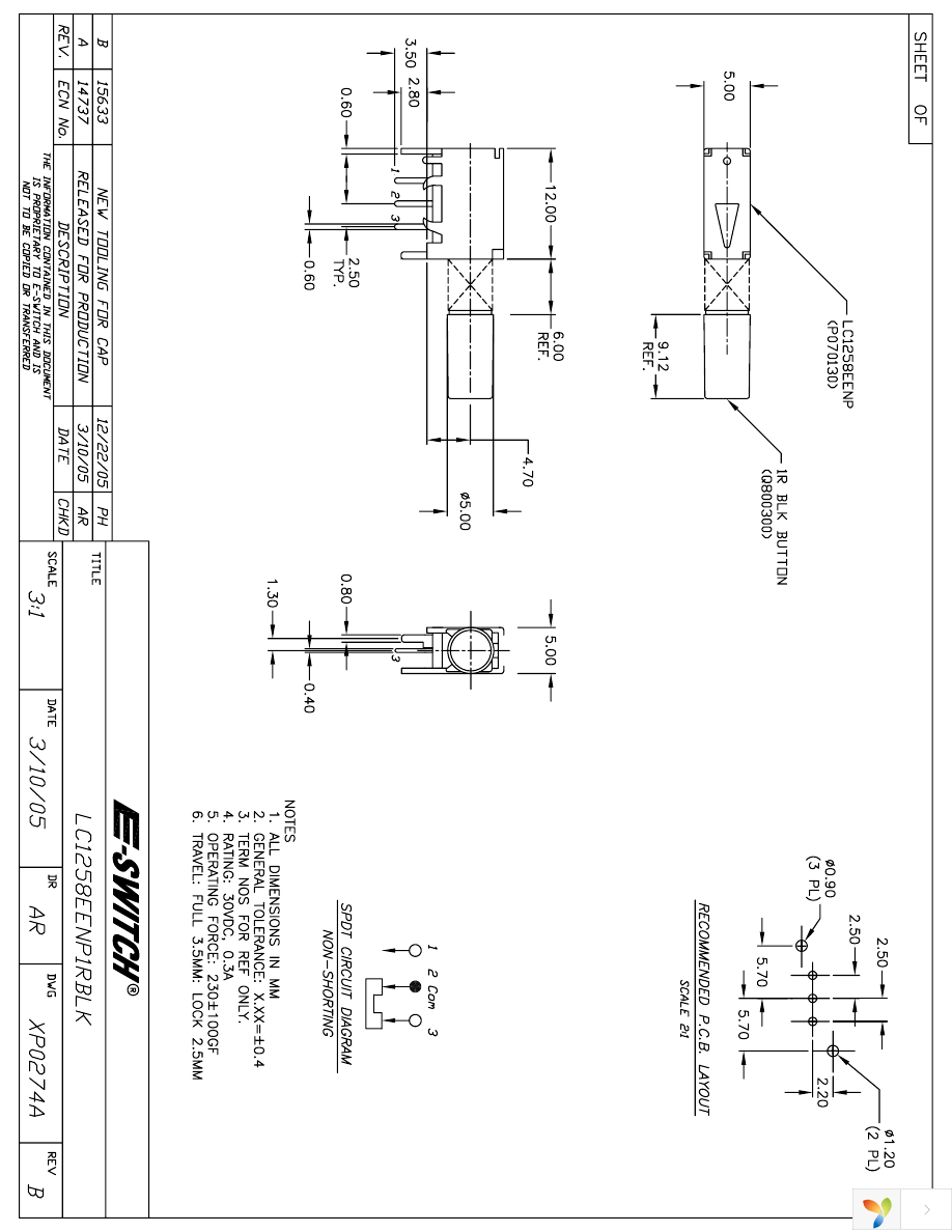 LC1258EENP1RBLK Page 1