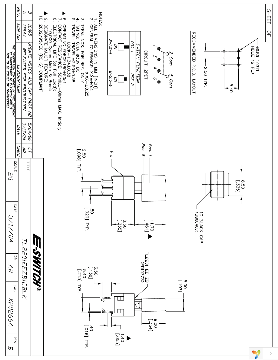 TL2201EEZB1CBLK Page 1