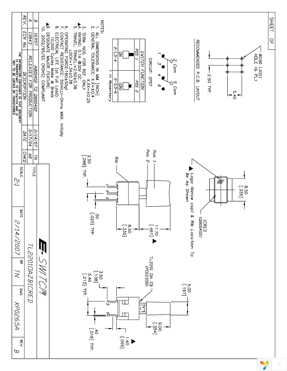 TL2201OAZB1CRED Page 1