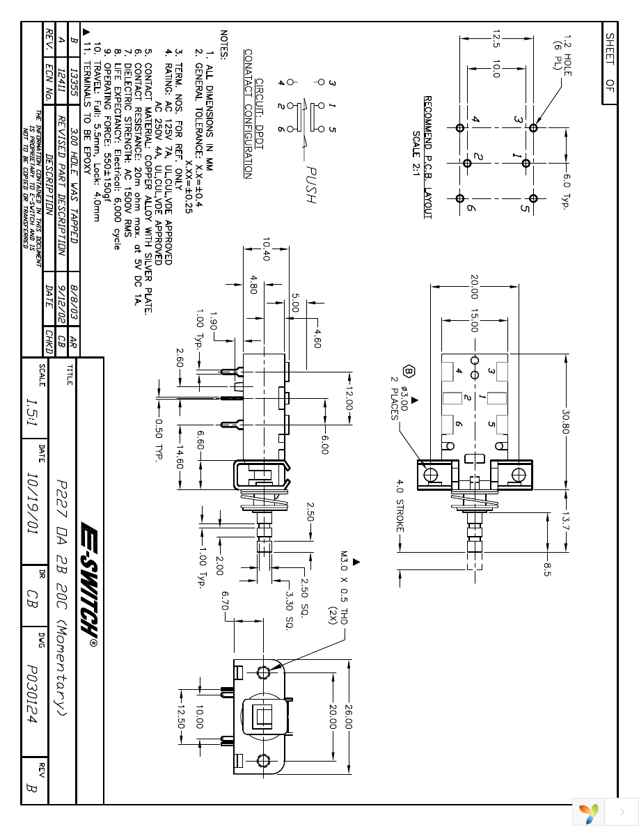 P227OA2B20C Page 1