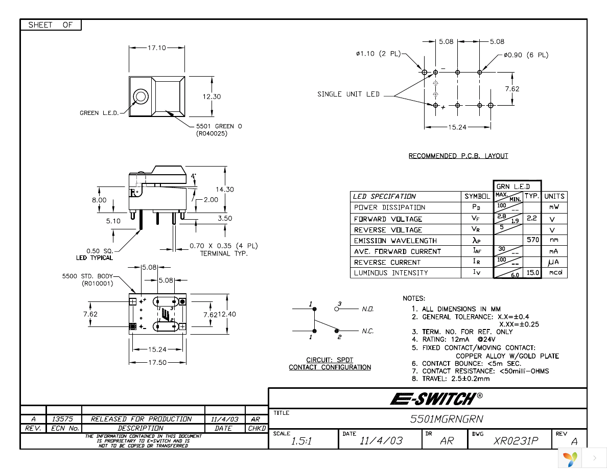 5501MGRNGRN Page 1