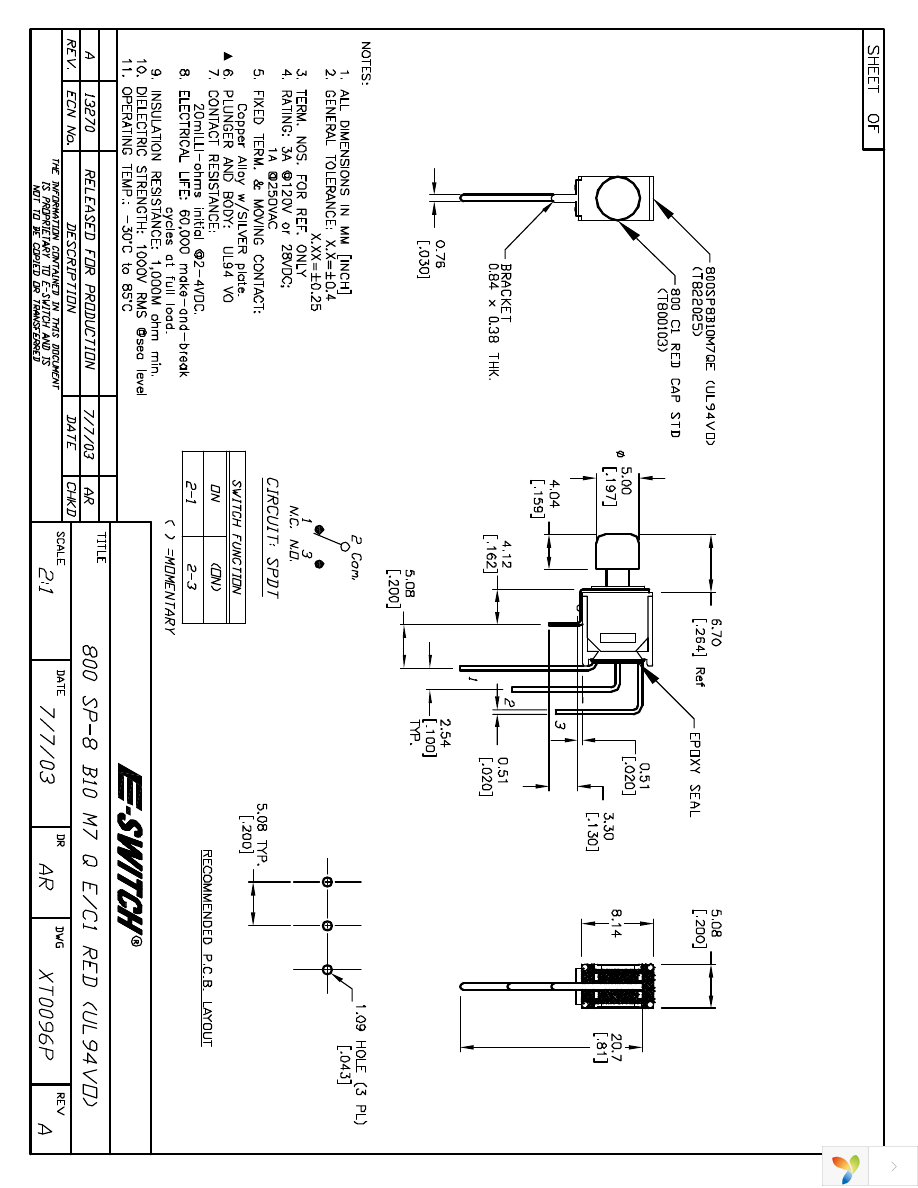 800SP8B10M7QEC1RED Page 1