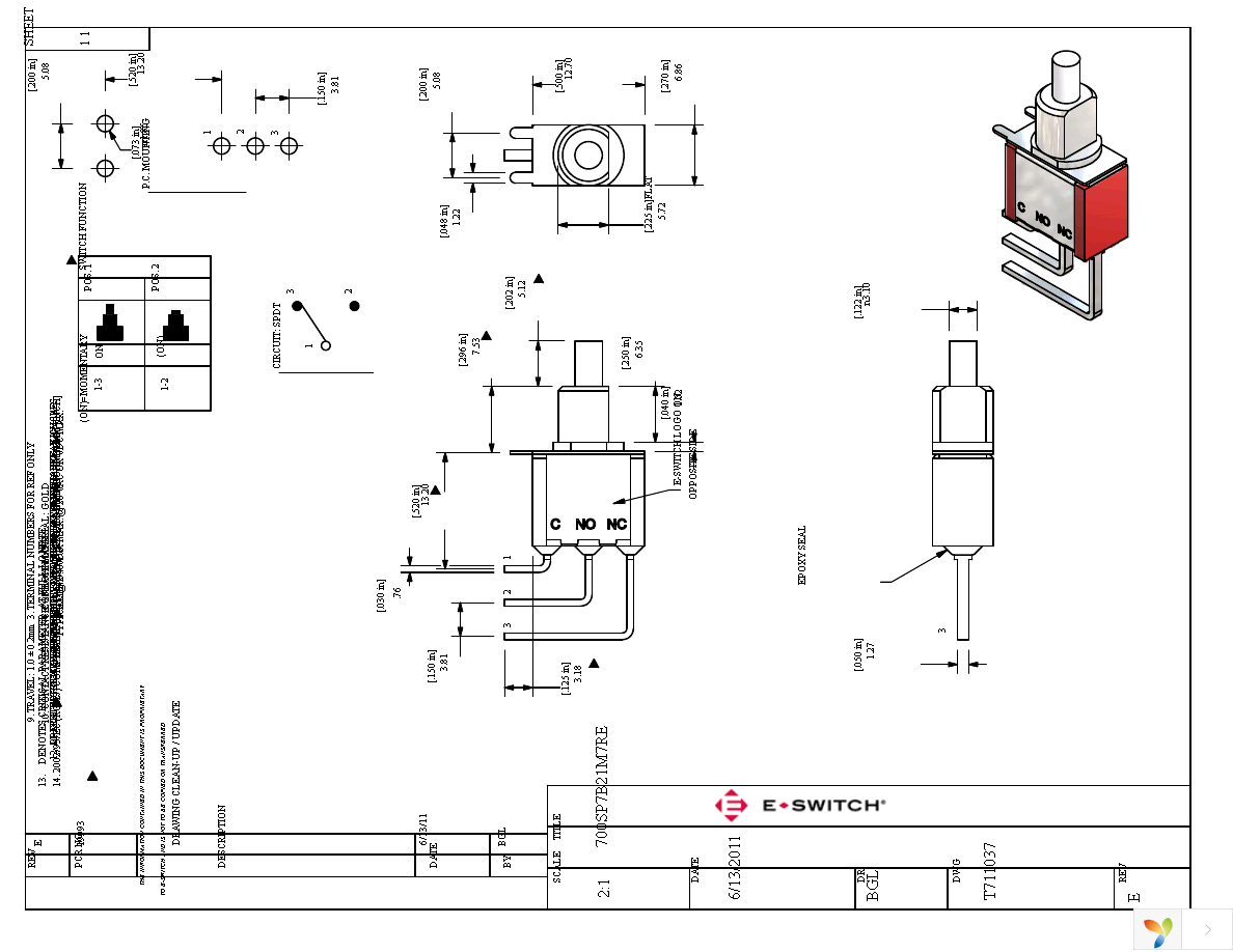 700SP7B21M7RE Page 1