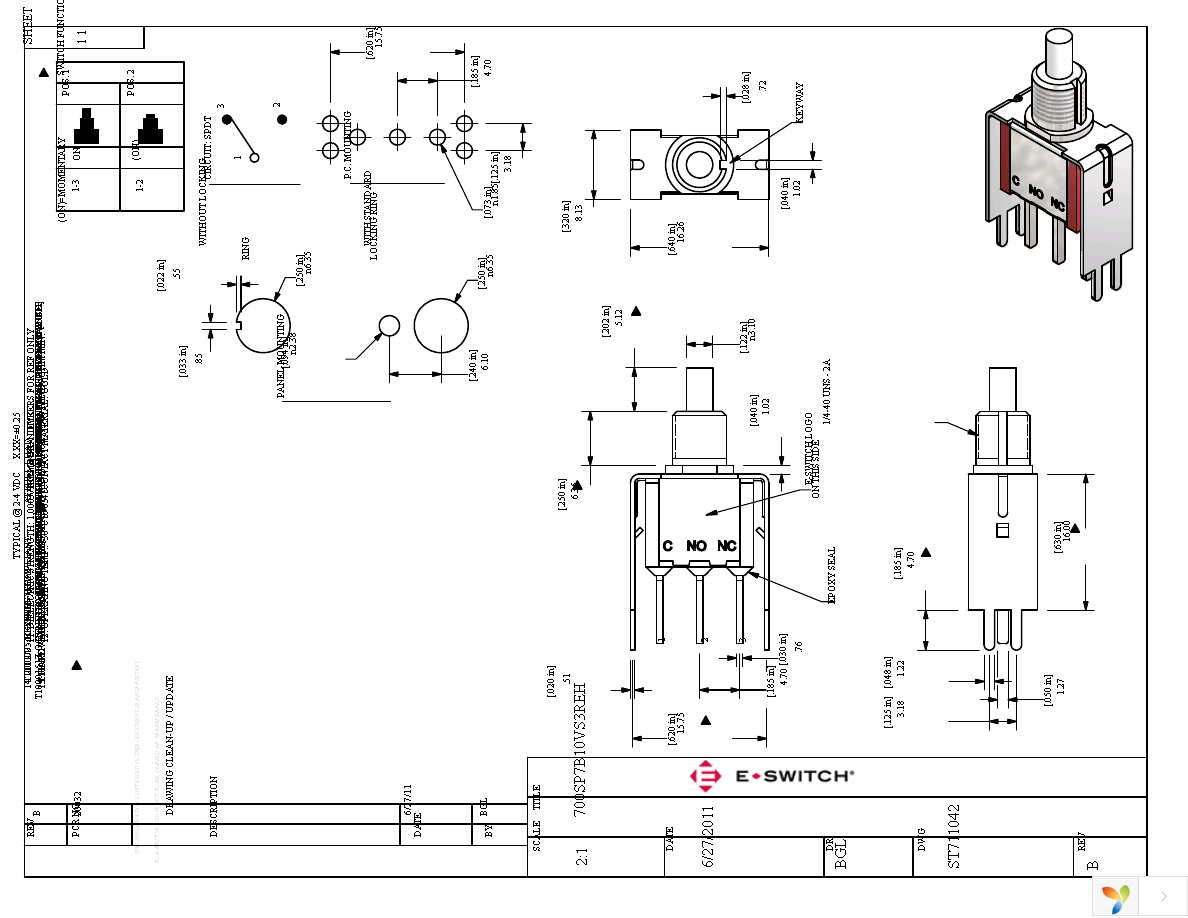 700SP7B10VS3REH Page 1