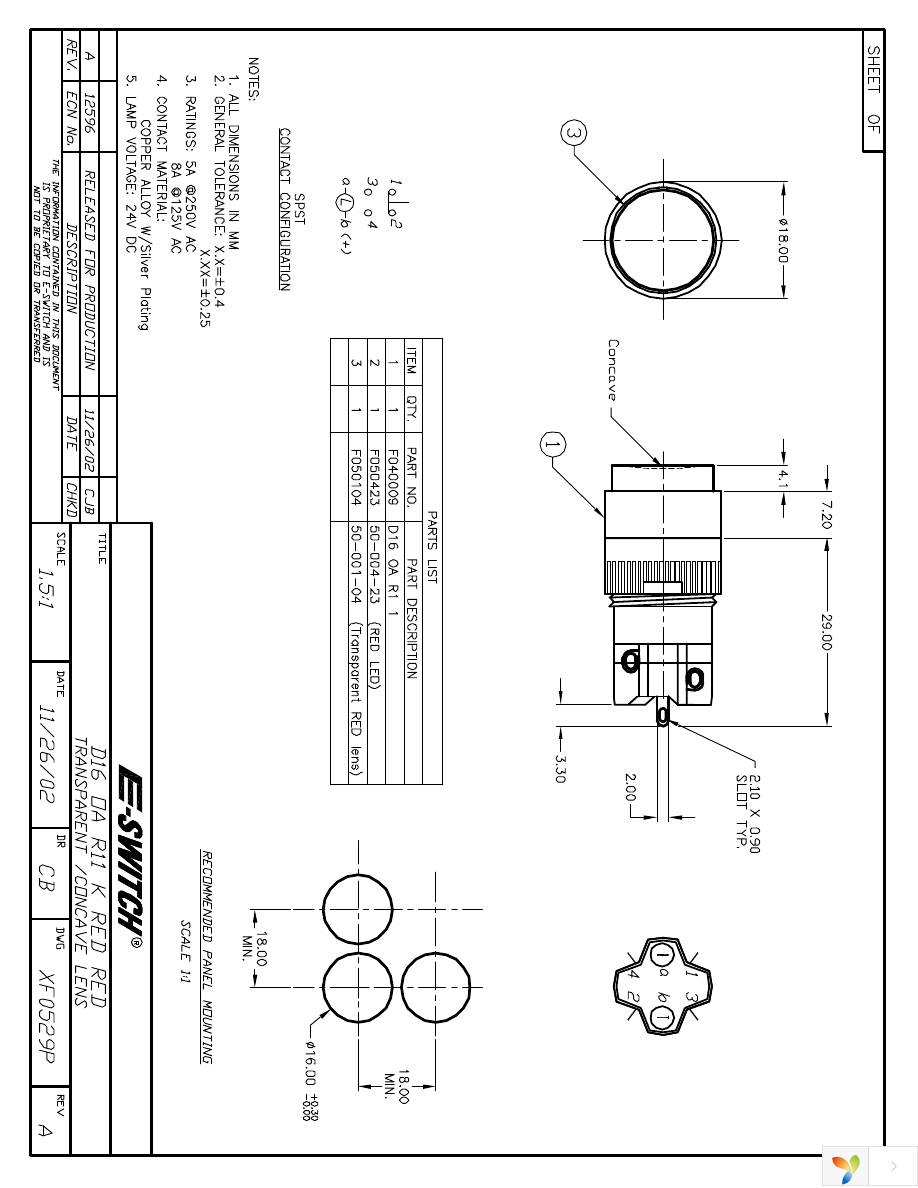 D16OAR11KREDRED Page 1