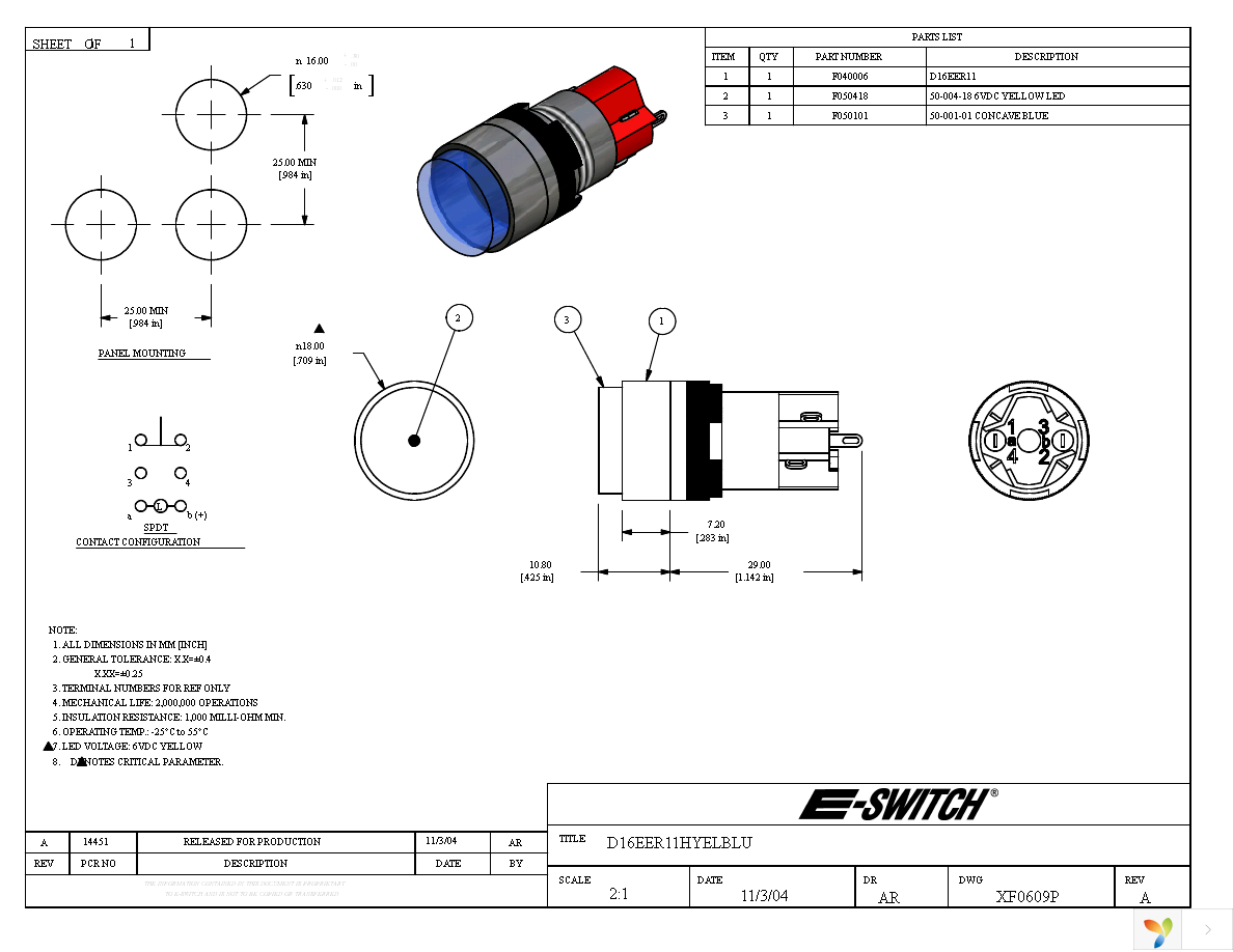 D16EER11HYELBLU Page 1