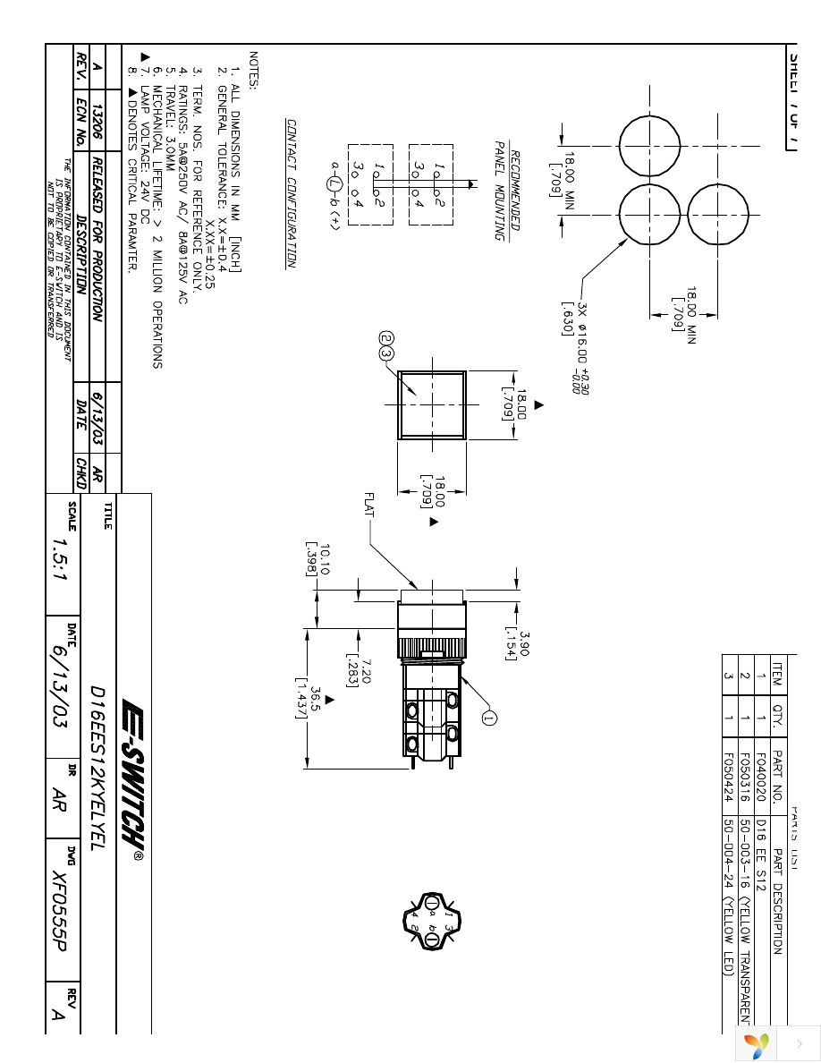 D16EES12KYELYEL Page 1