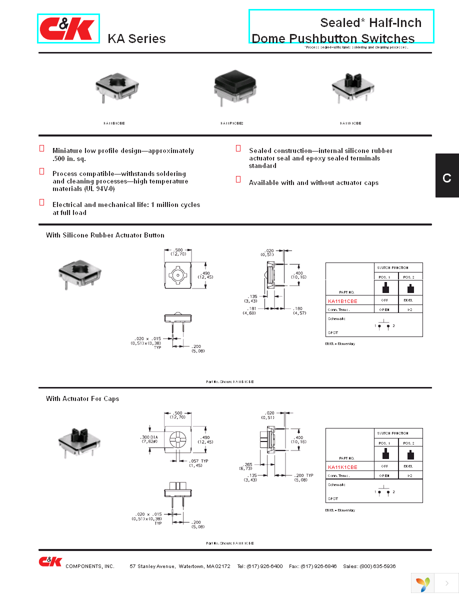 KA11B1CBE Page 1