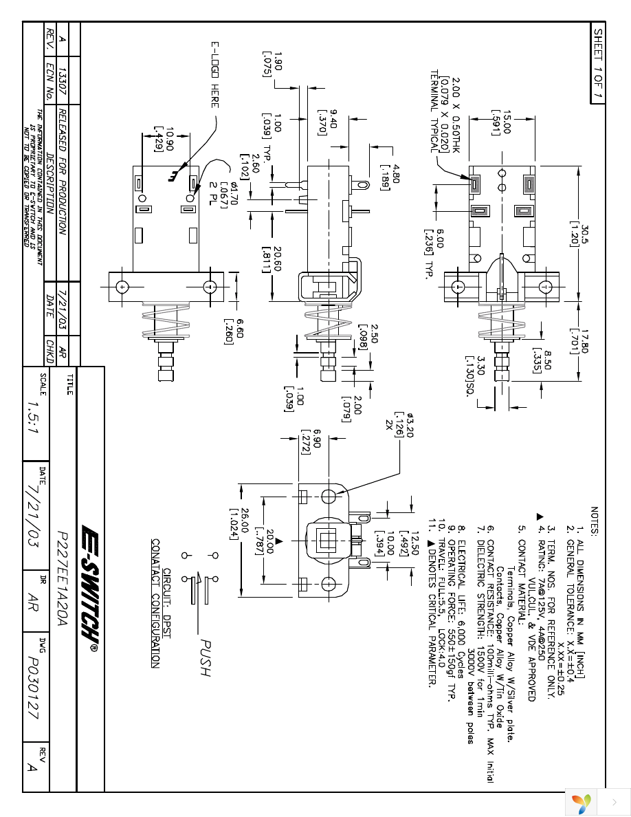 P227EE1A20A Page 1