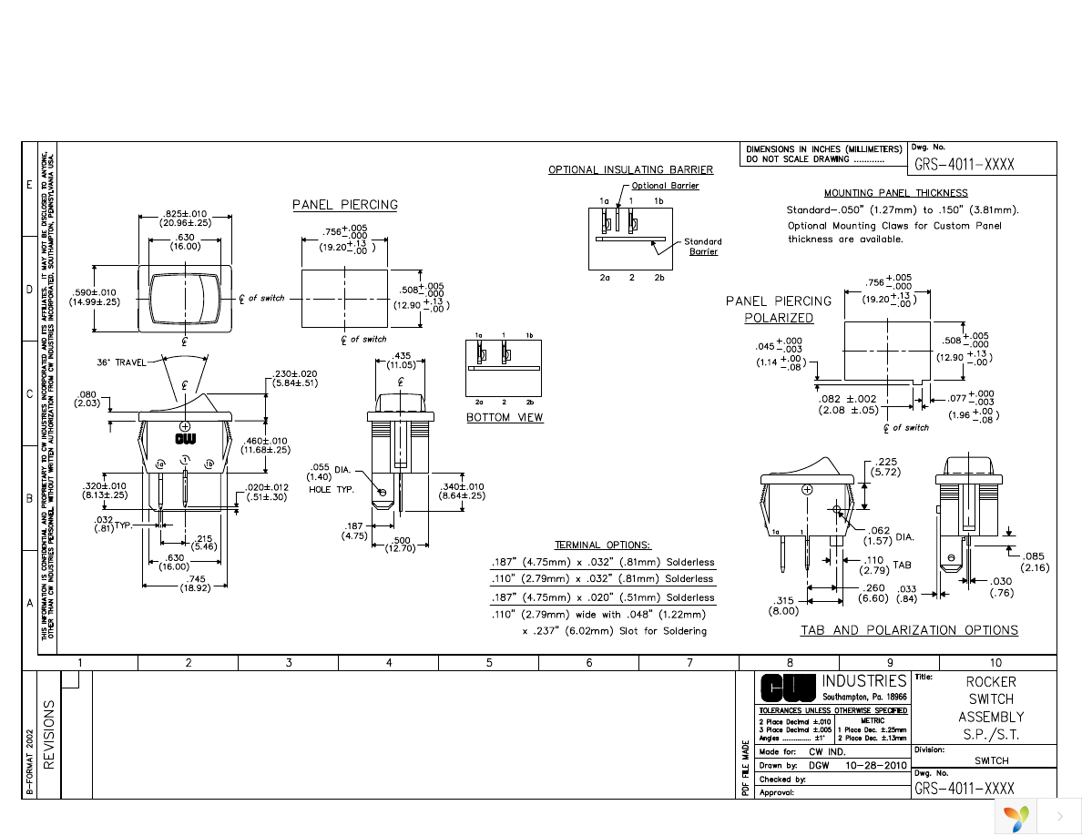 GRS-4011-1600 Page 1