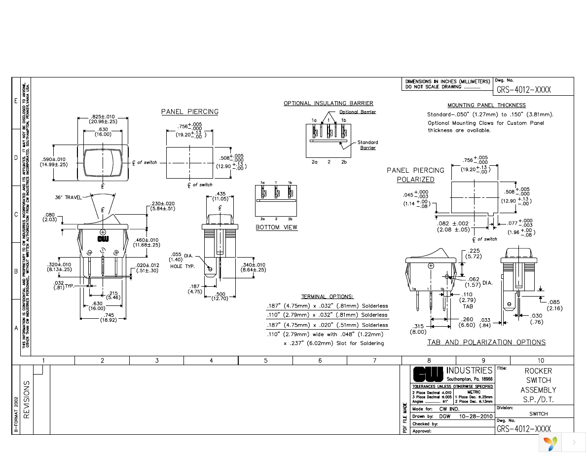 GRS-4012-1600 Page 1