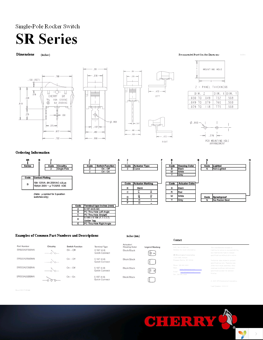 SRB22A2FBBNN Page 2