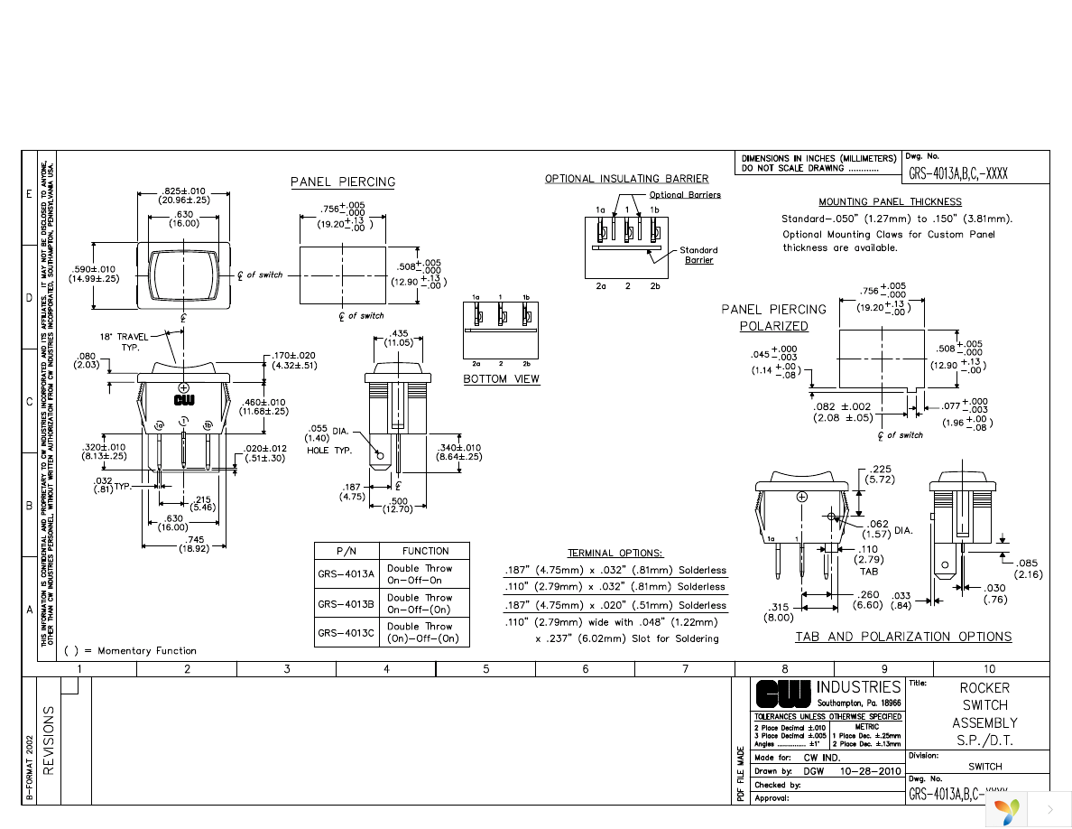 GRS-4013C-0001 Page 1