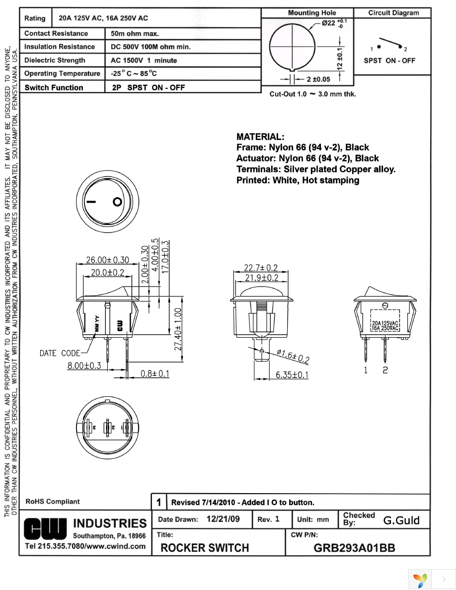 GRB293A01BB Page 1