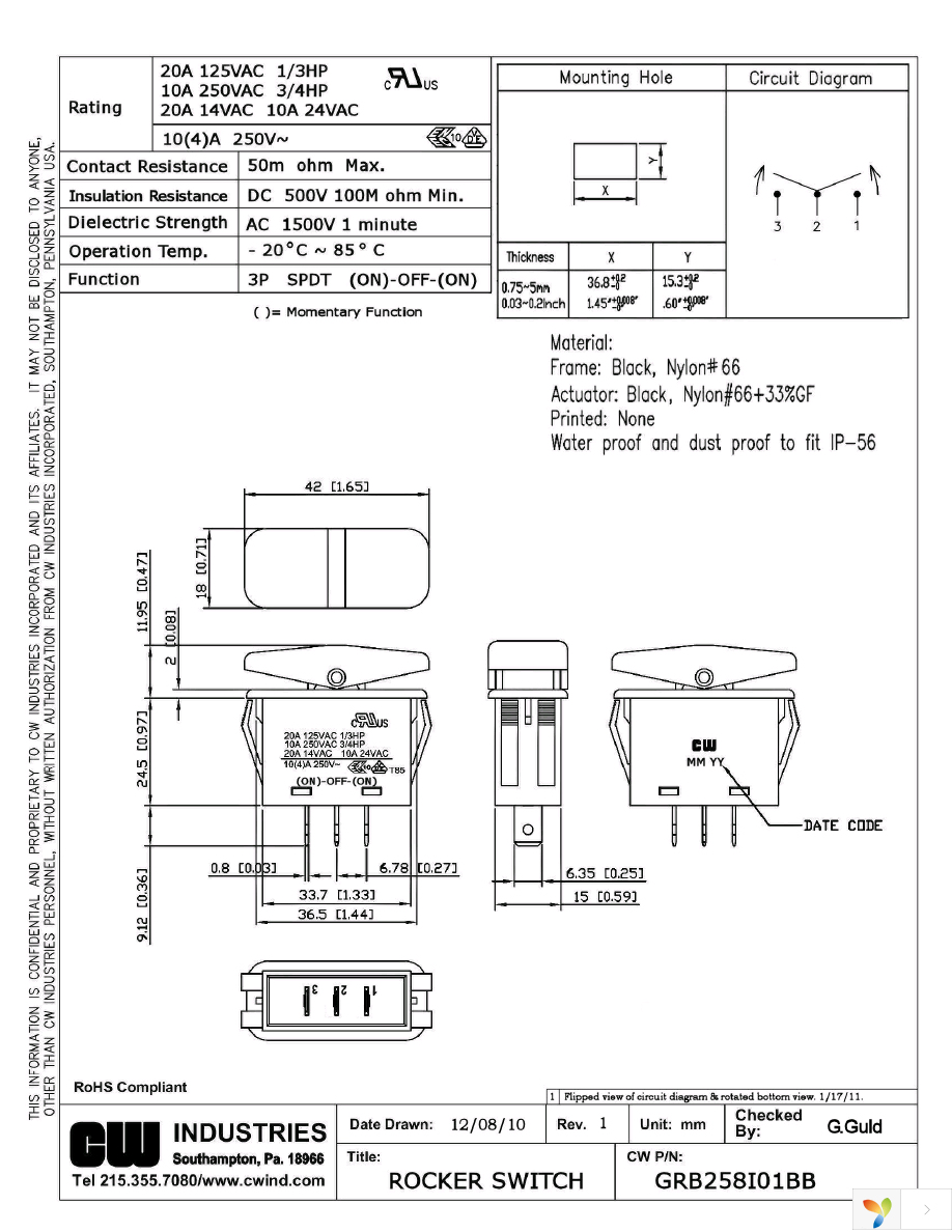 GRB258I01BB Page 1