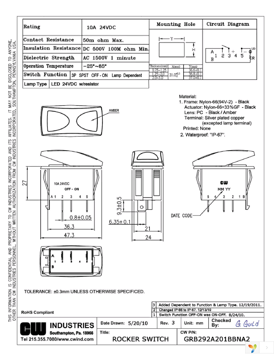 GRB292A201BBNA2 Page 1