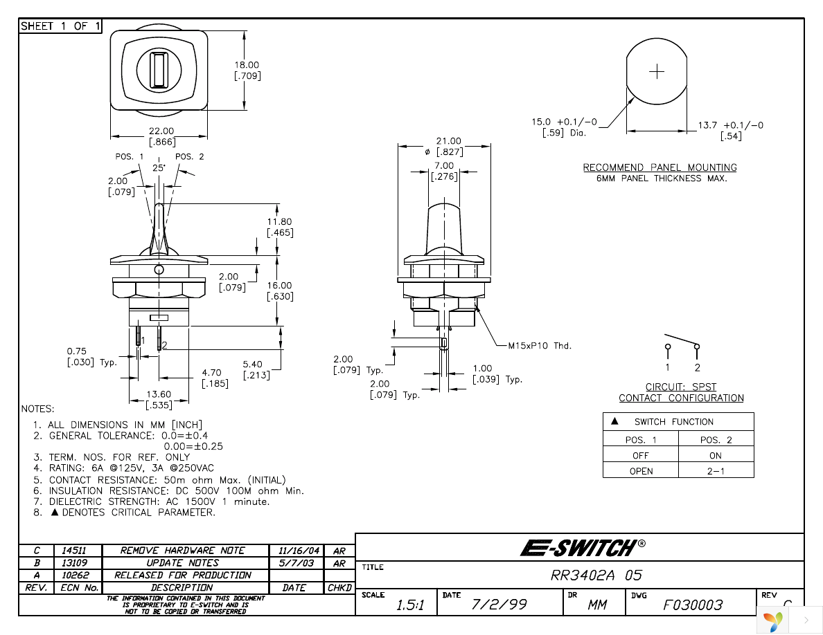 RR3402A Page 1