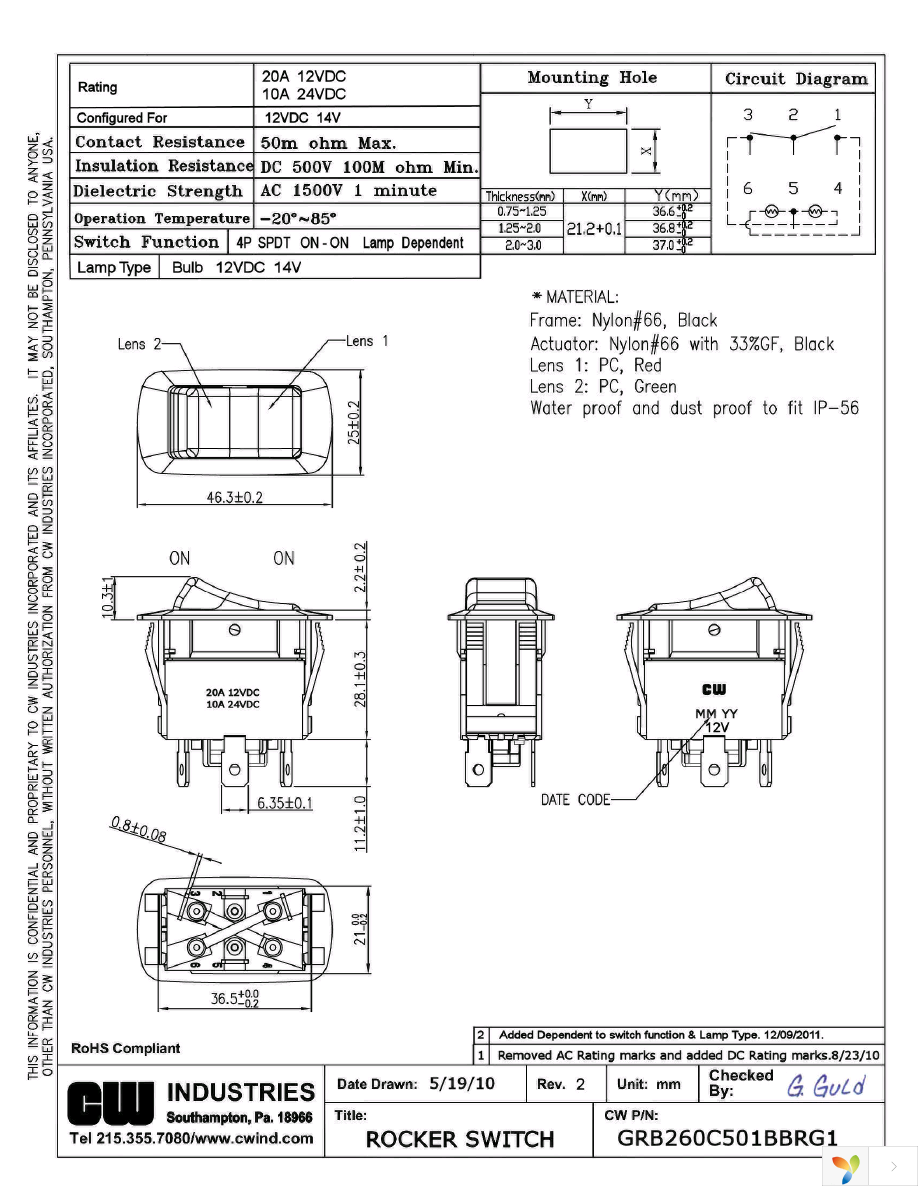 GRB260C501BBRG1 Page 1