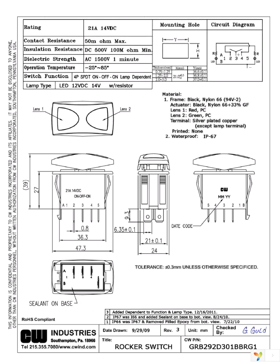 GRB292D301BBRG1 Page 1