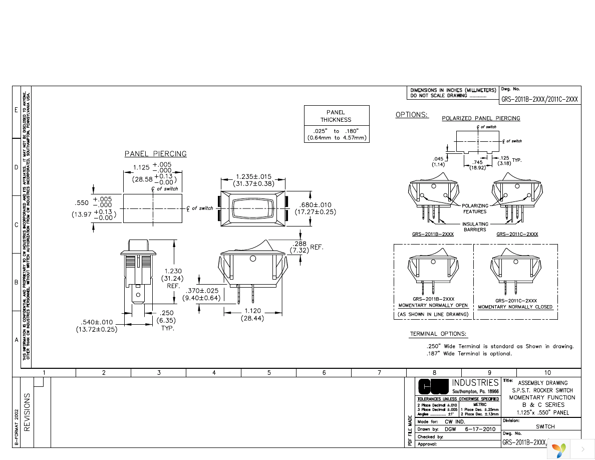 GRS-2011B-2000 Page 1