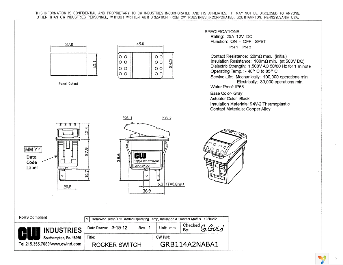 GRB114A2NABA1 Page 1