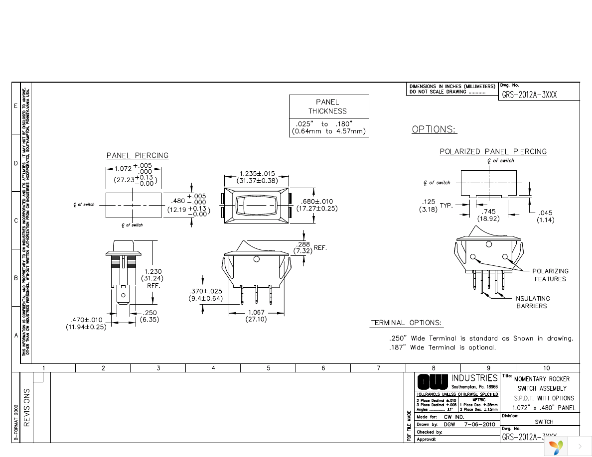 GRS-2012A-3000 Page 1