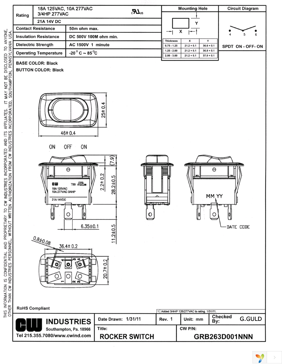 GRB263D001NNN Page 1