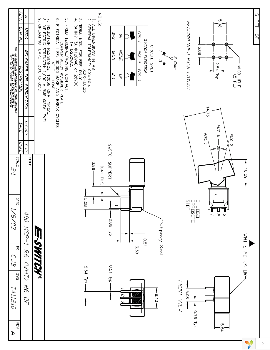 400MSP1R6WHTM6QE Page 1