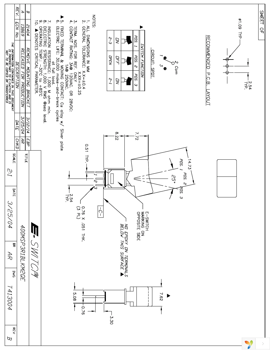 400MSP3R1BLKM2QE Page 1