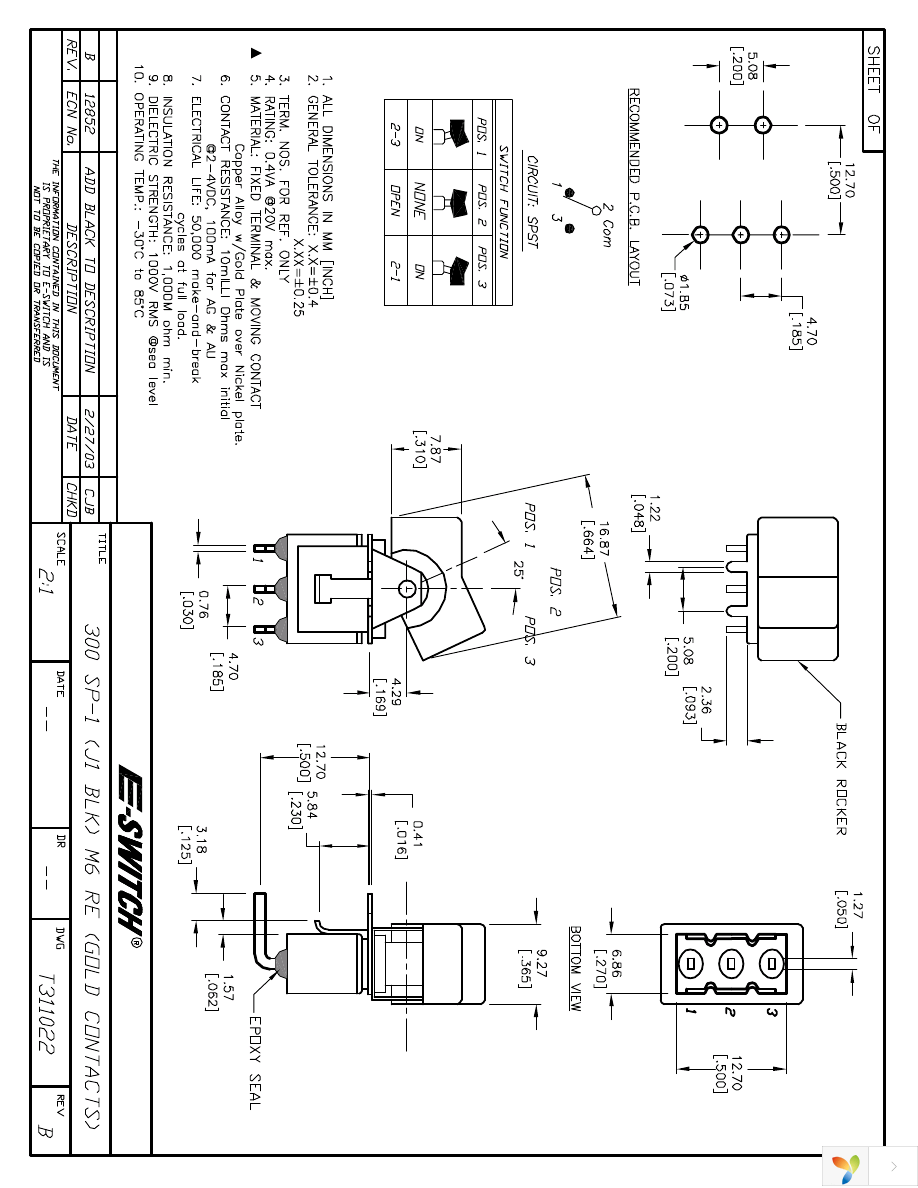 300SP1J1BLKM6RE Page 1