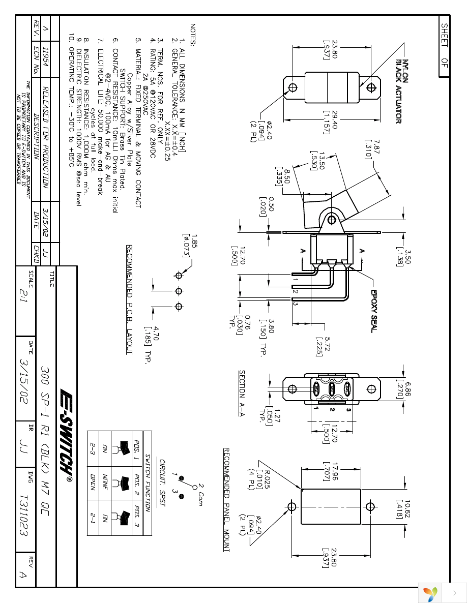 300SP1R1BLKM7QE Page 1