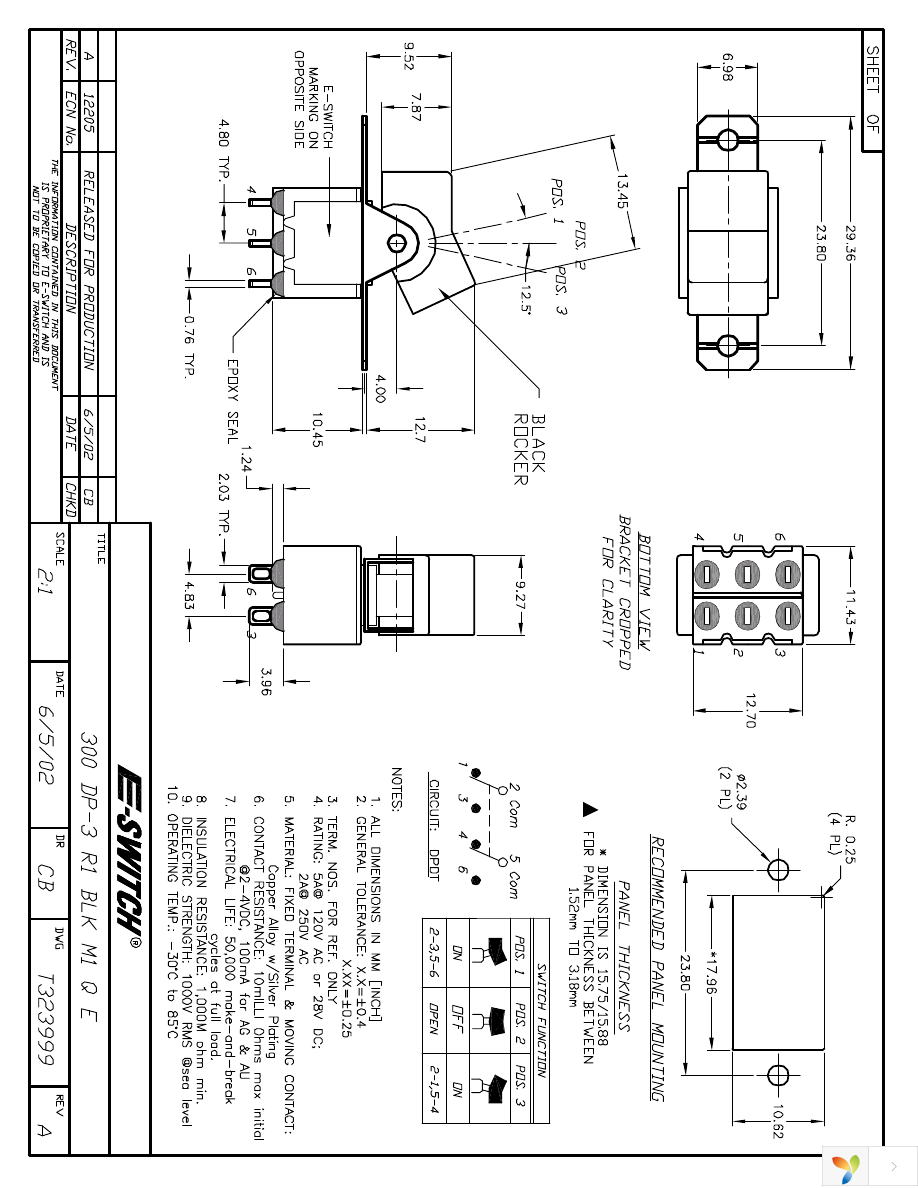 300DP3R1BLKM1QE Page 1