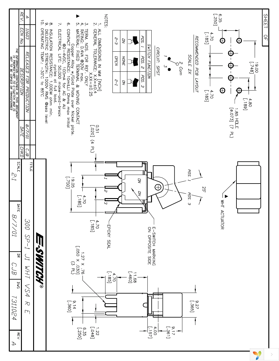 300SP1J1WHTVS4RE Page 1