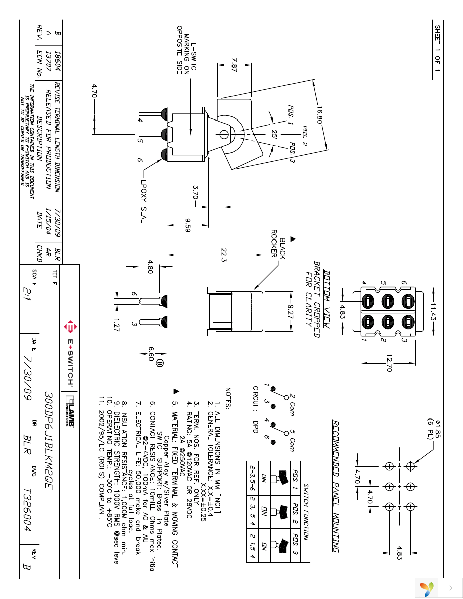 300DP6J1BLKM2QE Page 1