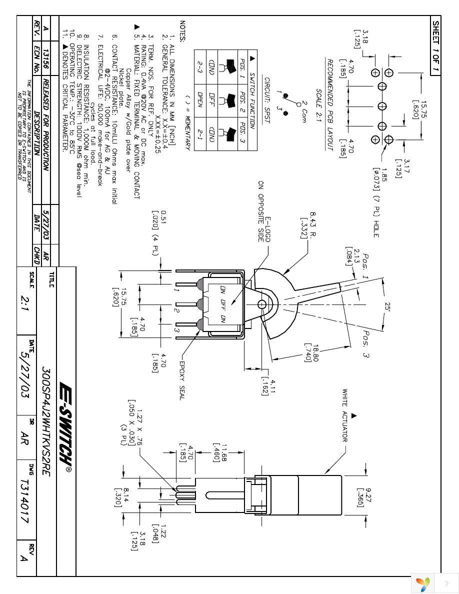 300SP4J2WHTVS2RE Page 1