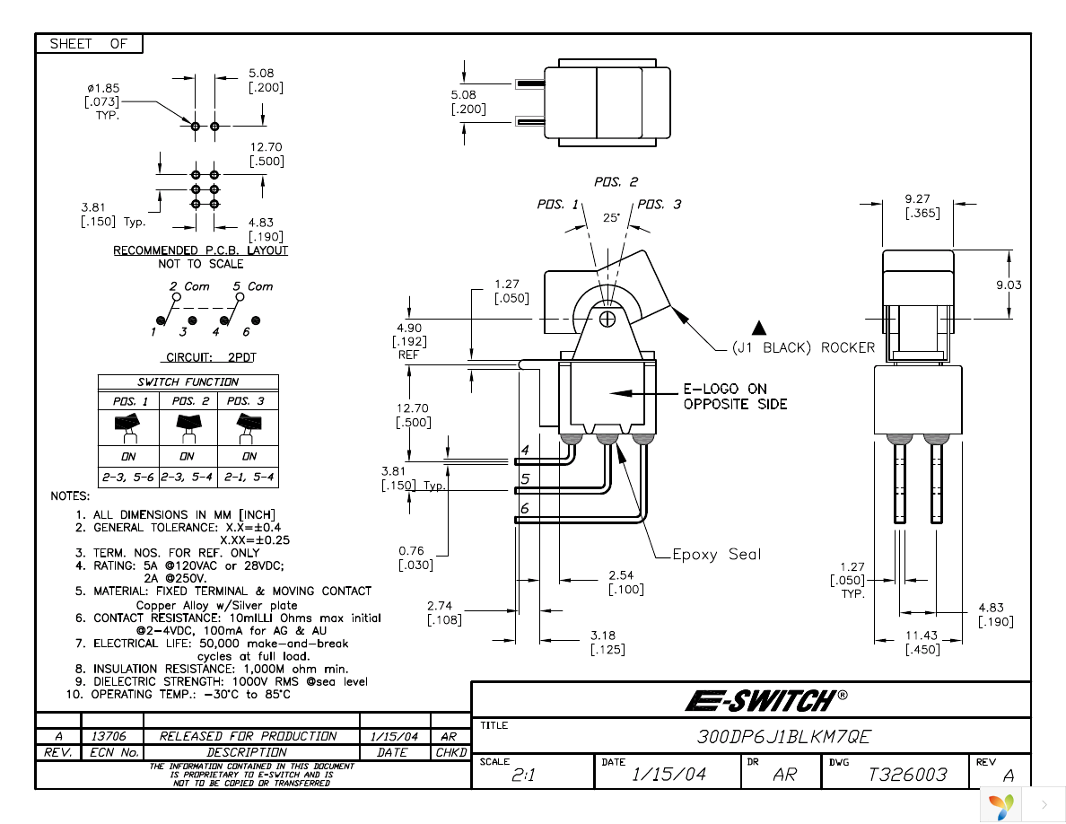 300DP6J1BLKM7QE Page 1