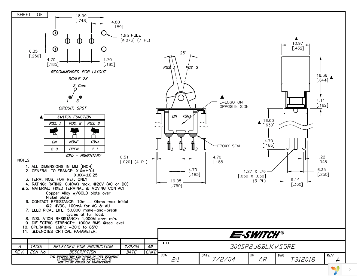 300SP2J6BLKVS5RE Page 1