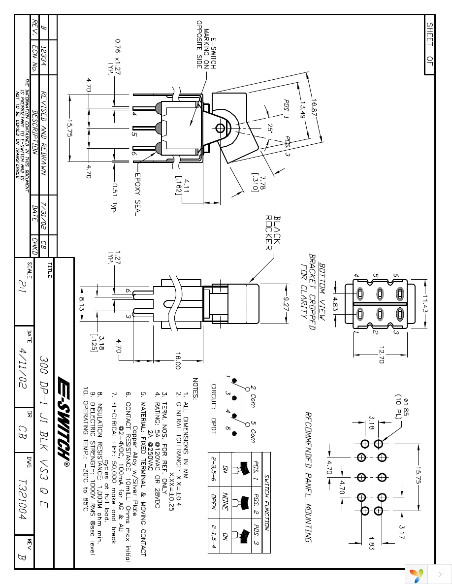 300DP1J1BLKVS3QE Page 1