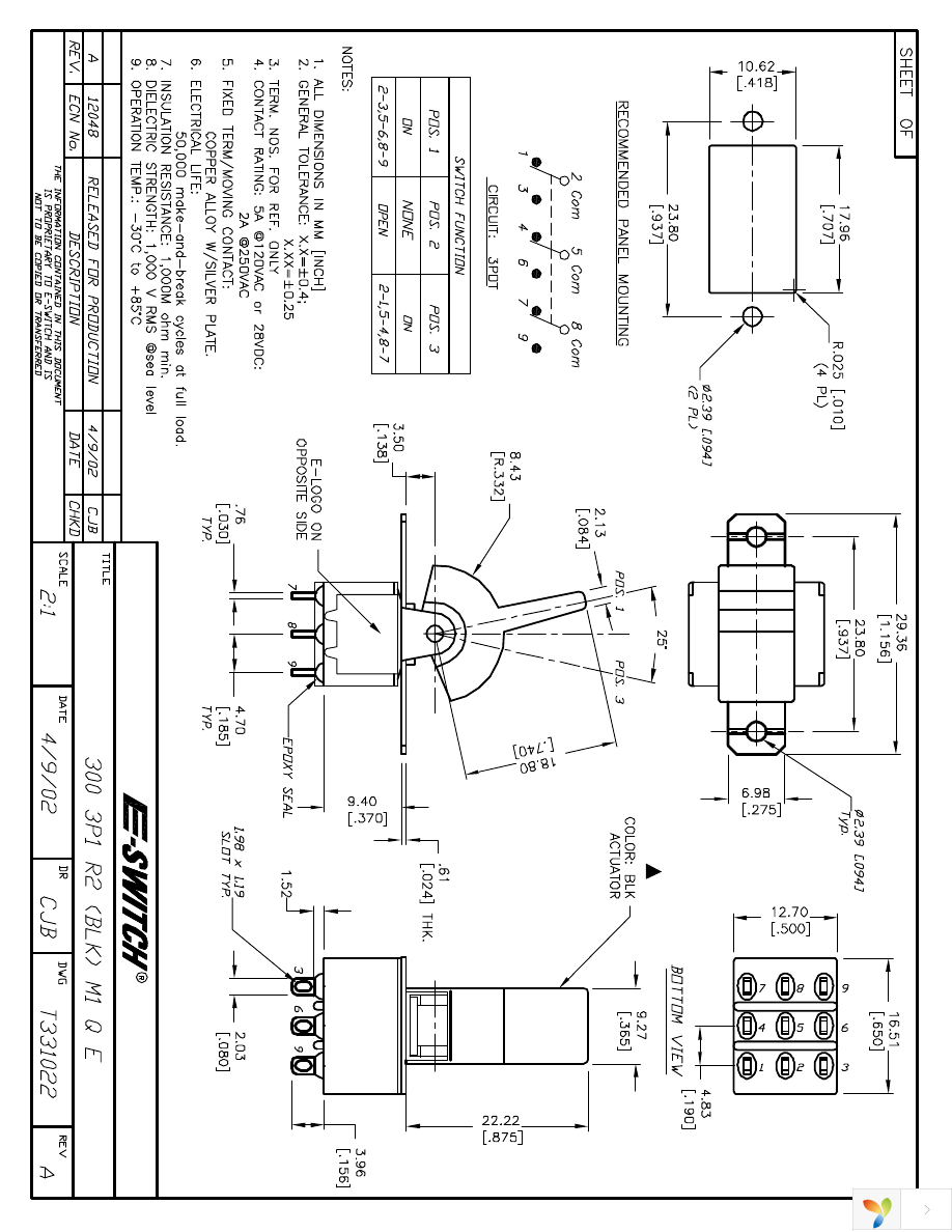 3003P1R2BLKM1QE Page 1