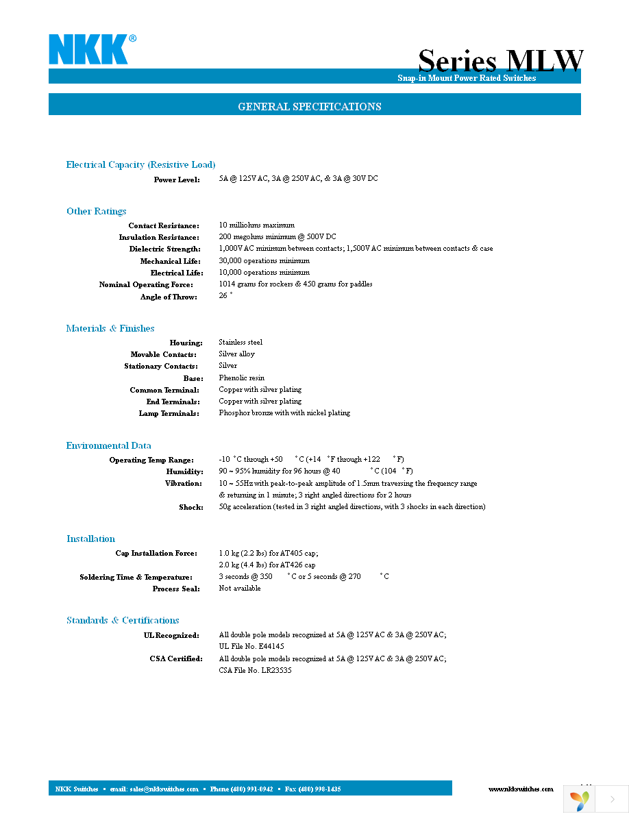 MLW3012-N-RC-1C Page 2