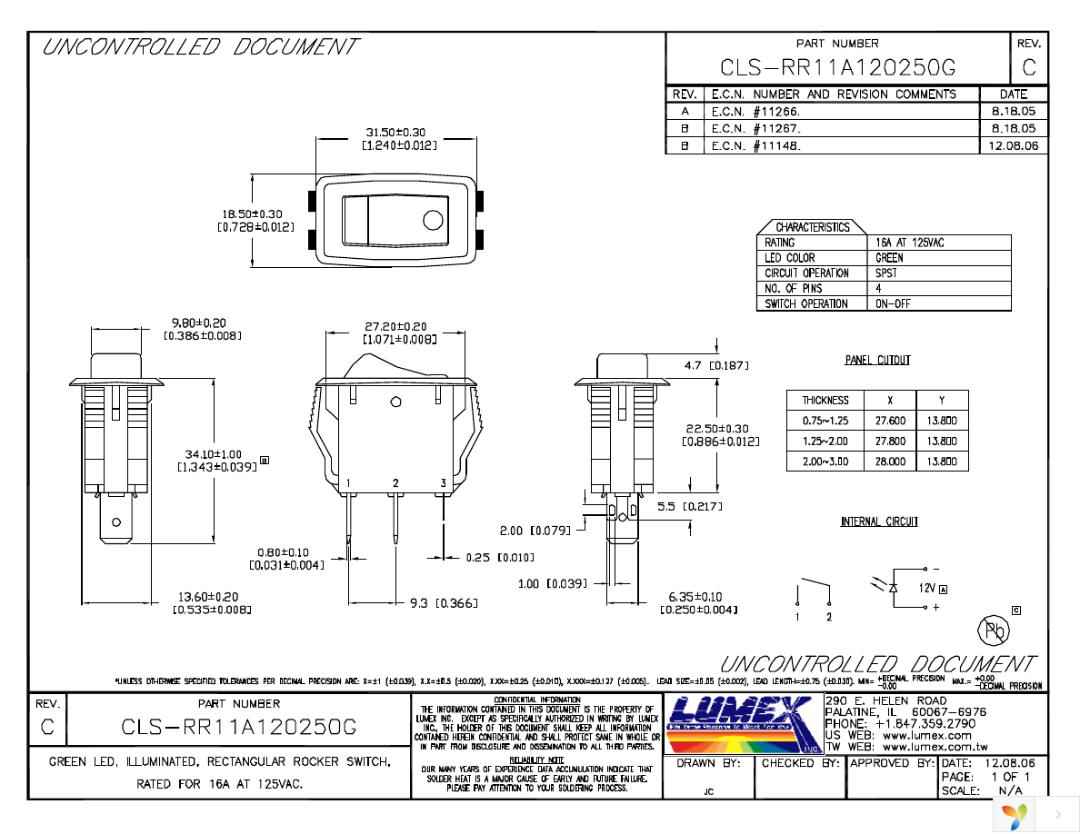 CLS-RR11A120250G Page 1