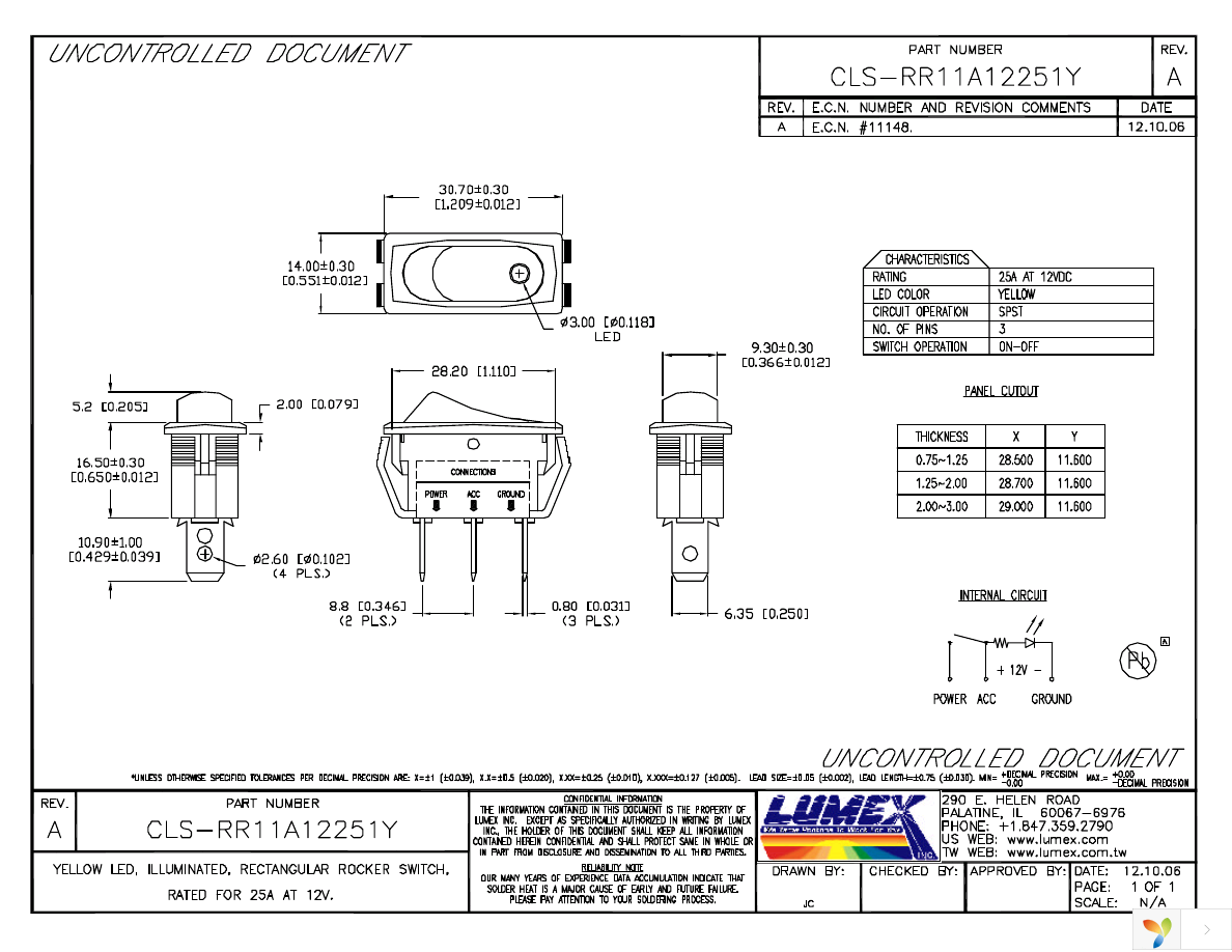 CLS-RR11A12251Y Page 1