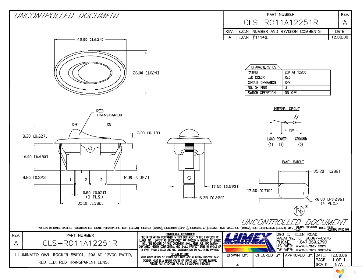 CLS-RO11A12251R Page 1